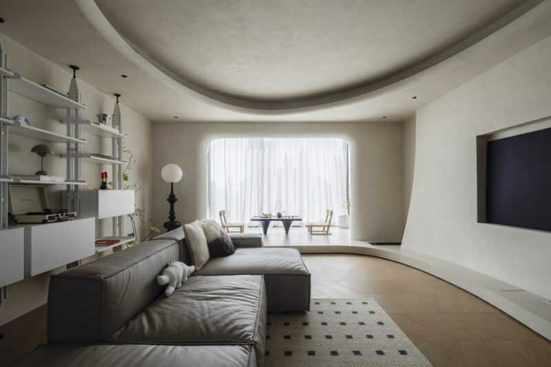 丄丅设计 | 200㎡，厦门住宅-淡秋