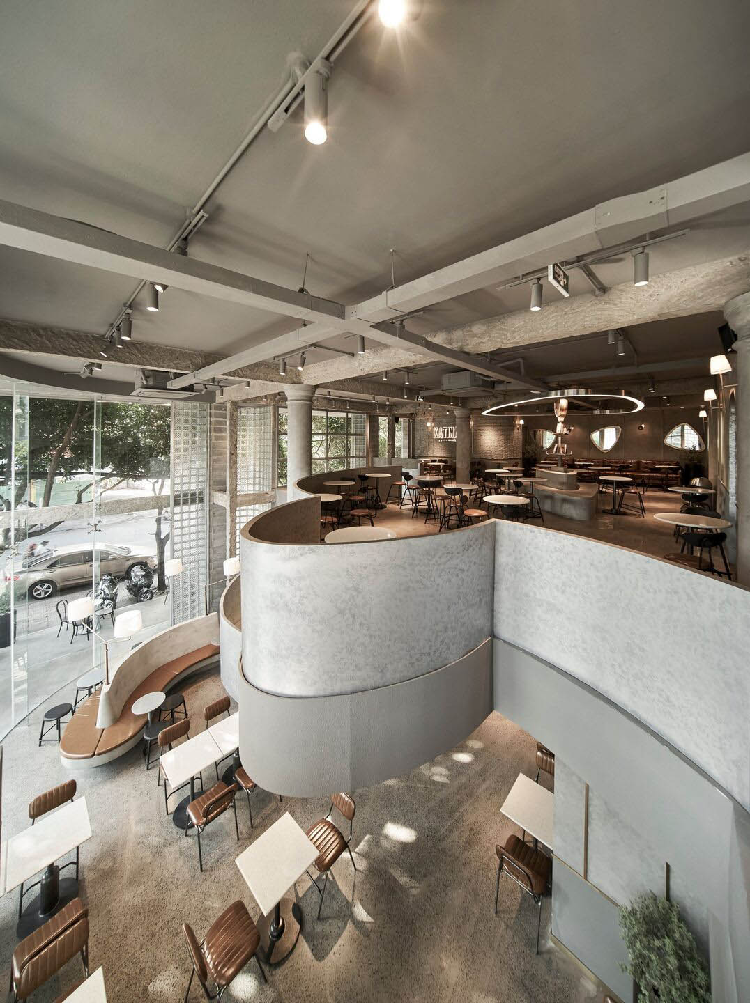 Katinat Coffee,咖啡厅设计,咖啡厅设计案例,越南,Module K,咖啡店设计,国外咖啡店设计,咖啡厅平面图