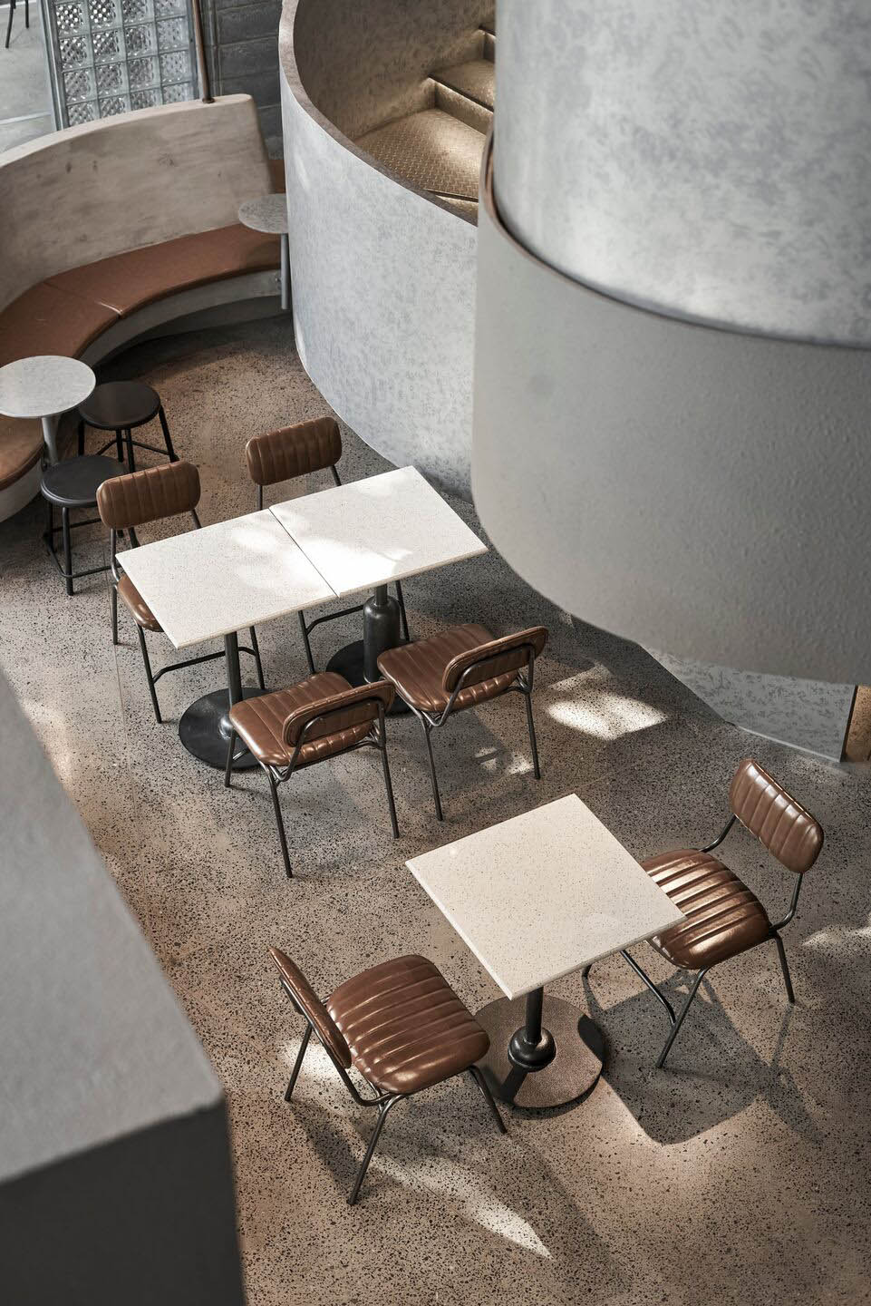 Katinat Coffee,咖啡厅设计,咖啡厅设计案例,越南,Module K,咖啡店设计,国外咖啡店设计,咖啡厅平面图