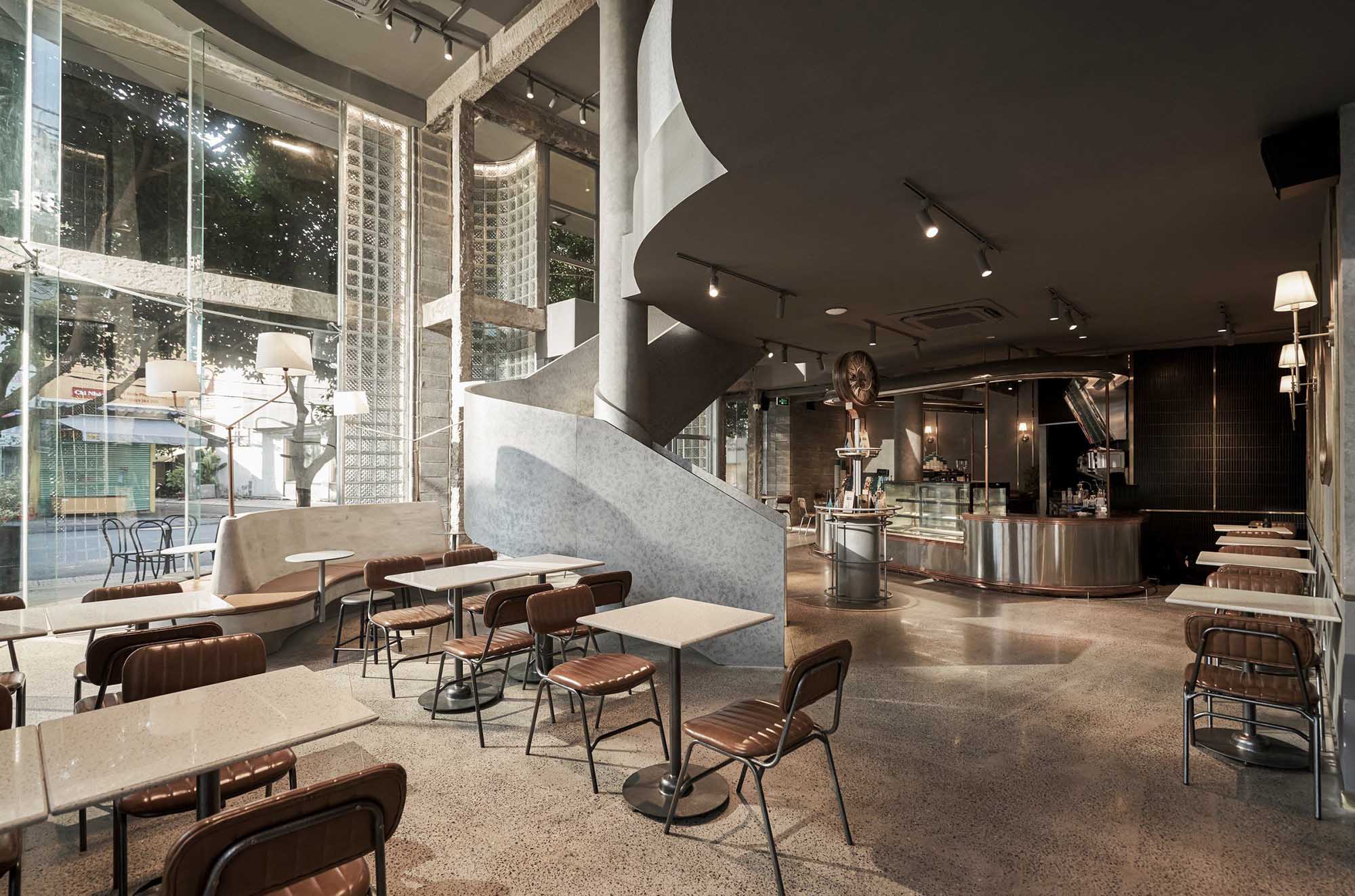 Katinat Coffee,咖啡厅设计,咖啡厅设计案例,越南,Module K,咖啡店设计,国外咖啡店设计,咖啡厅平面图