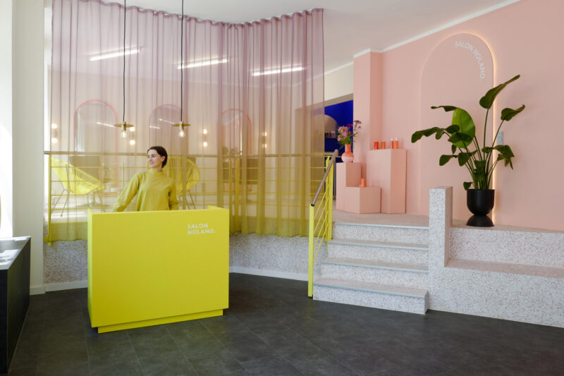 loeserbettels Design Studio丨120㎡，德国莱比锡诺兰Noland美发沙龙