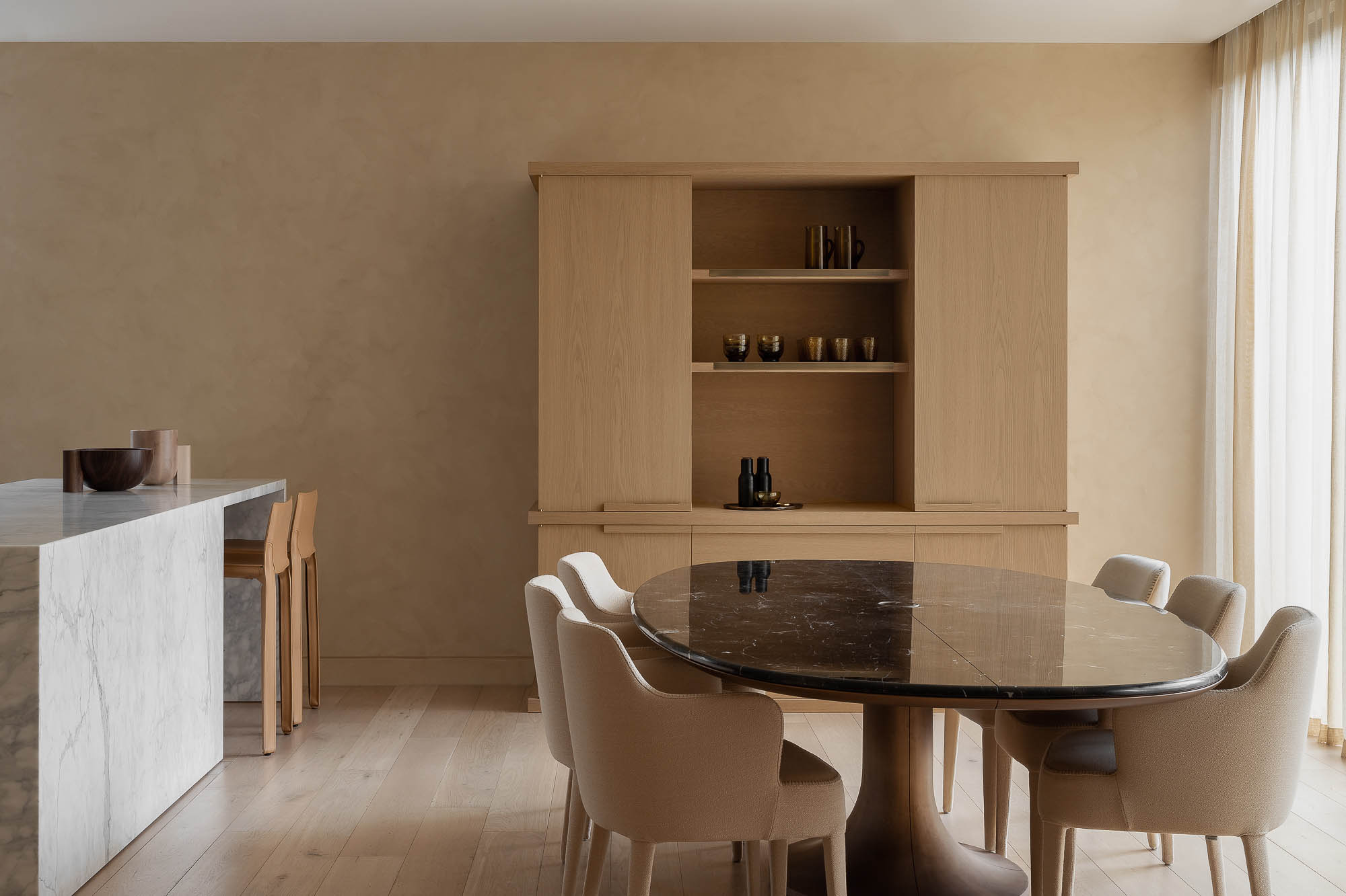 别墅设计,别墅设计案例,Davidov Architects,澳大利亚,墨尔本,国外别墅设计案例,别墅装修,住宅设计,极简风格别墅,暖色调,极简美学,极简主义,联排别墅
