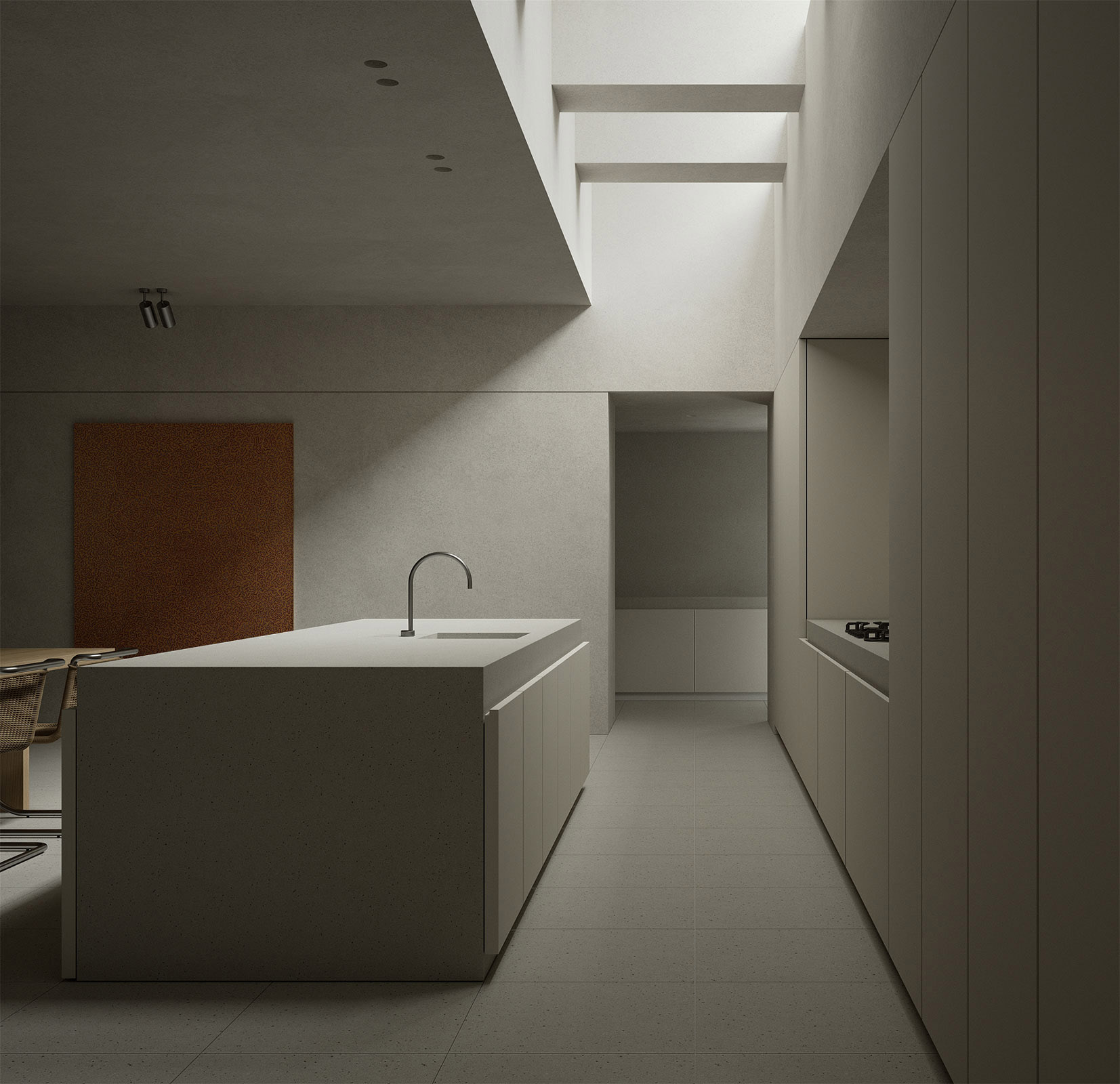 别墅设计,别墅设计案例,Davidov Architects,澳大利亚,墨尔本,国外别墅设计案例,别墅装修,住宅设计,极简风格别墅,高级灰,极简美学,极简主义
