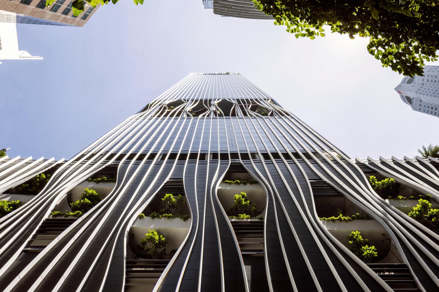 BIG,新加坡,CapitaSpring,高层绿洲,办公楼,Carlo Ratti Associati,花园城市,高层建筑,建筑设计