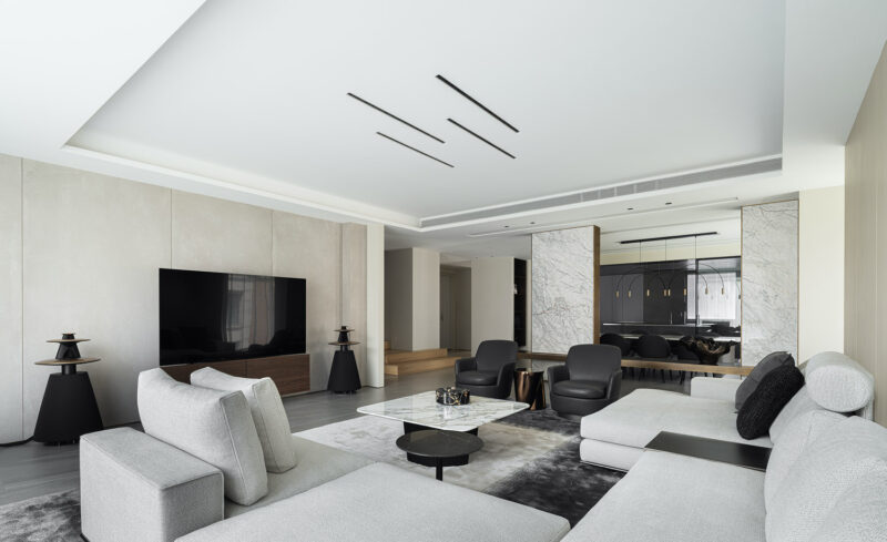 观想设计 |  西安曲江紫汀苑422㎡豪宅设计