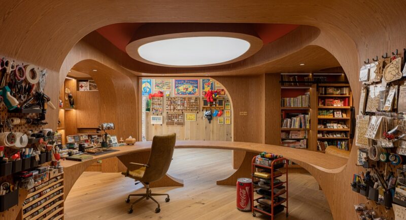 张烨建筑事务所 | 200㎡，上海手帐博主阿怪的家