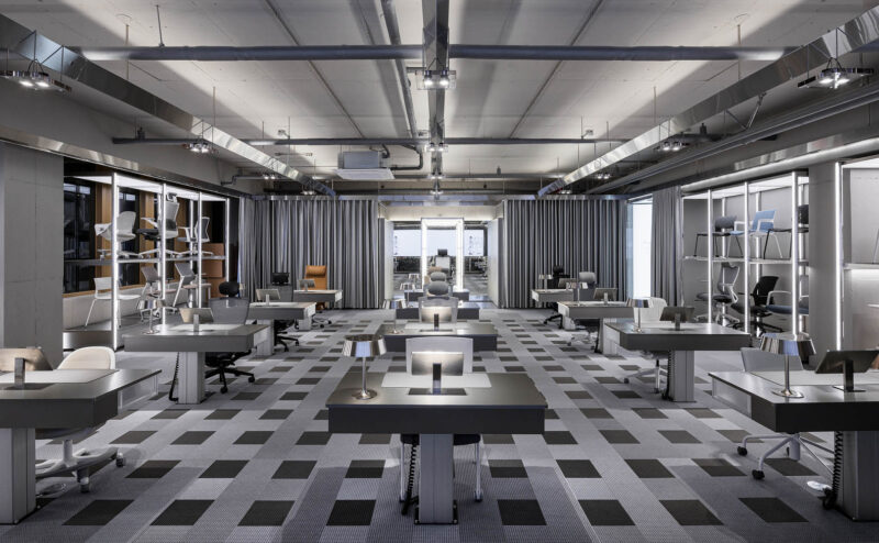 Betwin Space Design | 160㎡，韩国首尔办公椅品牌-Sidiz旗舰店