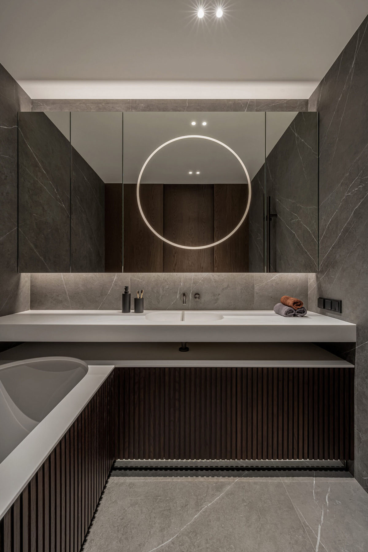公寓住宅设计,110㎡,中性色,家装设计,公寓设计案例,Bezmirno architectural studio,基辅