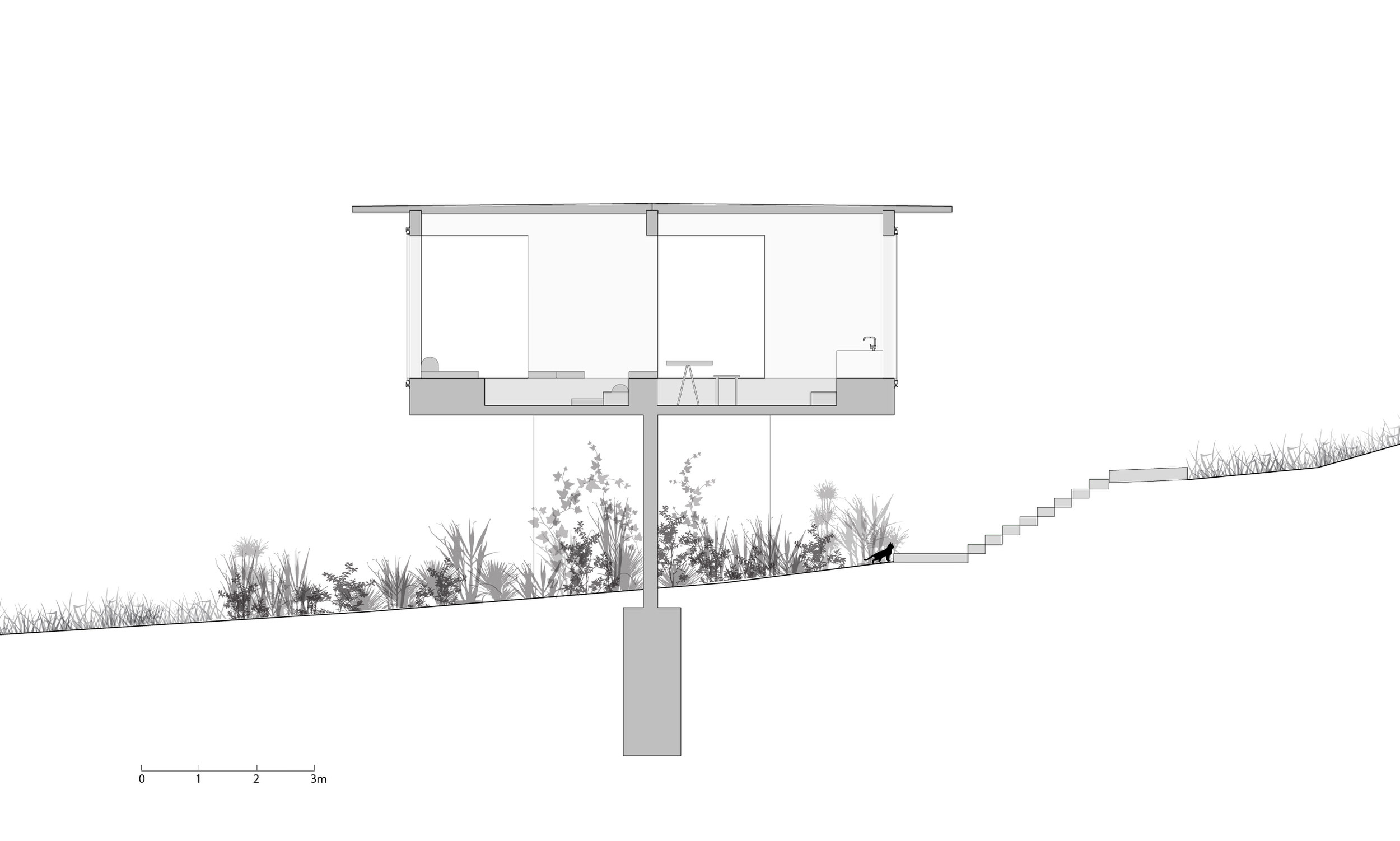 住宅建筑设计,极简住宅设计案例,LCLA,CLARA ARANGO,哥伦比亚,雷蒂罗,国外住宅设计案例,极简主义,住宅设计,混凝土住宅,度假屋