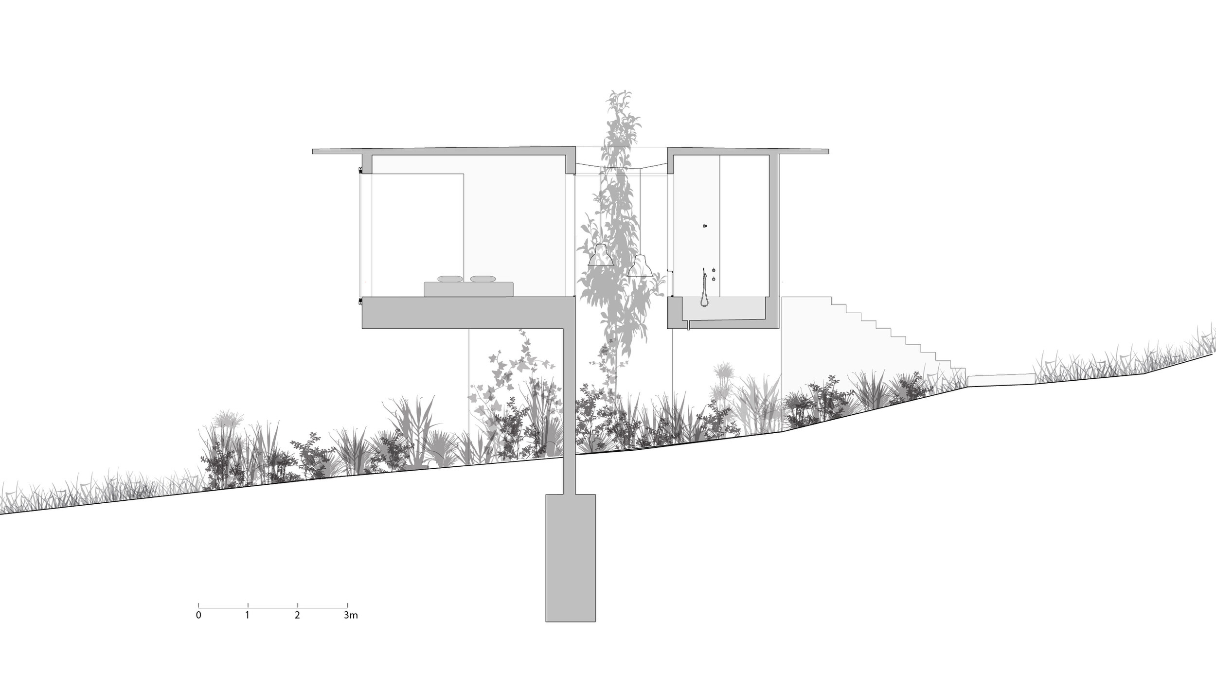 住宅建筑设计,极简住宅设计案例,LCLA,CLARA ARANGO,哥伦比亚,雷蒂罗,国外住宅设计案例,极简主义,住宅设计,混凝土住宅,度假屋