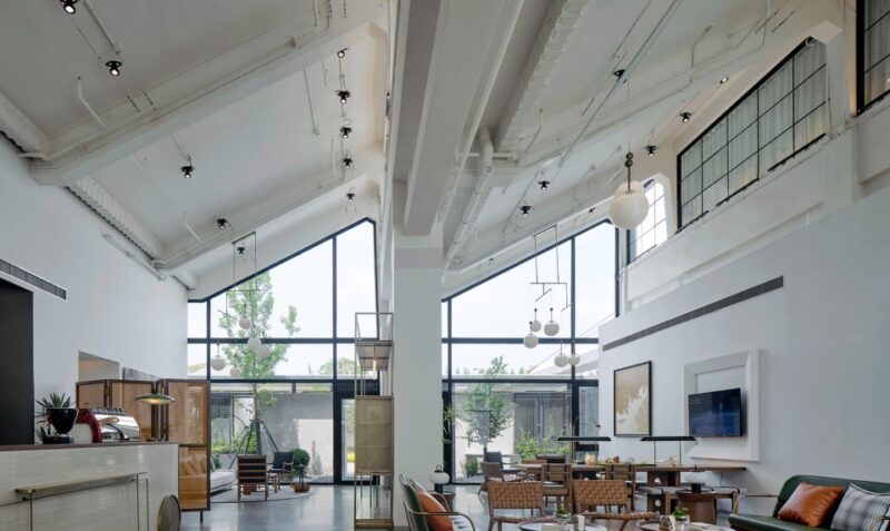 同济原作设计 | 上海光明东滩源（原前哨织布厂改造）-客房区