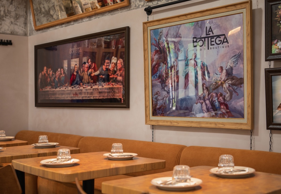 餐厅设计,休闲餐厅设计,餐厅设计案例,La Bottega,杭州La Bottega,La Bottega餐厅,网红餐厅,杭州网红餐厅,餐厅设计方案,杭州,hcreates,罕创建筑设计,上海hcreates