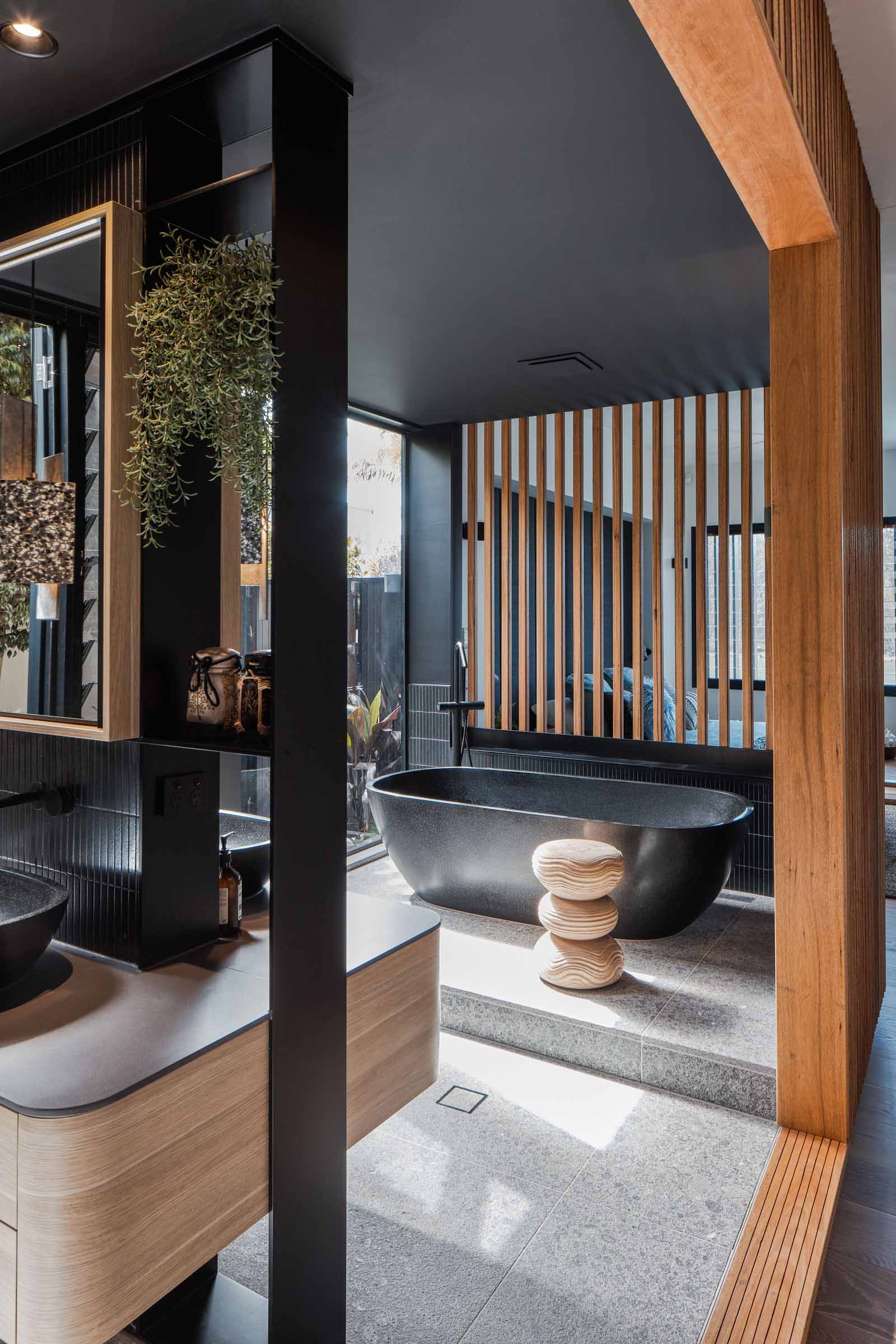 别墅设计,住宅设计案例,Justin Humphrey Architects,布里斯班,国外别墅设计案例,清水混凝土,原木色