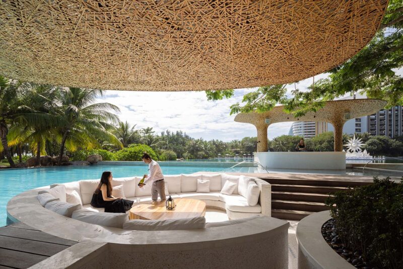 万社设计 | 树荫之下-三亚艾迪逊酒店沙滩俱乐部