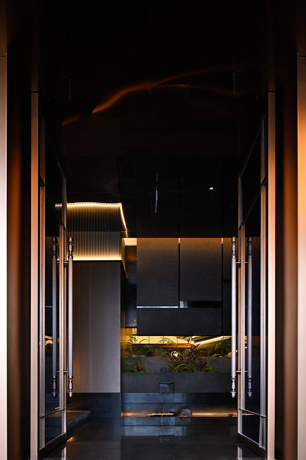 餐厅设计,日料餐厅设计,日式铁板烧餐厅设计,餐厅设计案例,上鼎·精致铁板料理,徐州上鼎铁板烧,徐州,徐州餐厅设计,花生联盟设计