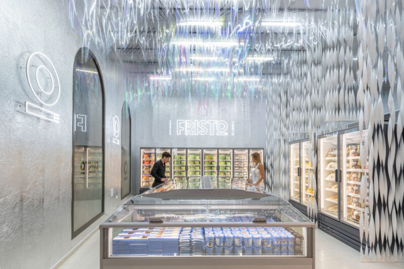 EFEEME arquitectos | 80㎡，阿根廷FRISTO冷鲜零售店
