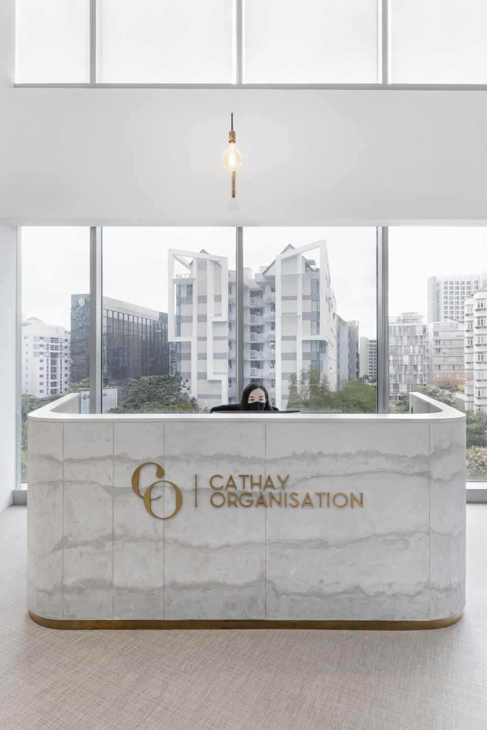 办公室设计,办公室设计案例,CATHAY总部办公室,现代风格办公室设计,OWMF Architecture,新加坡