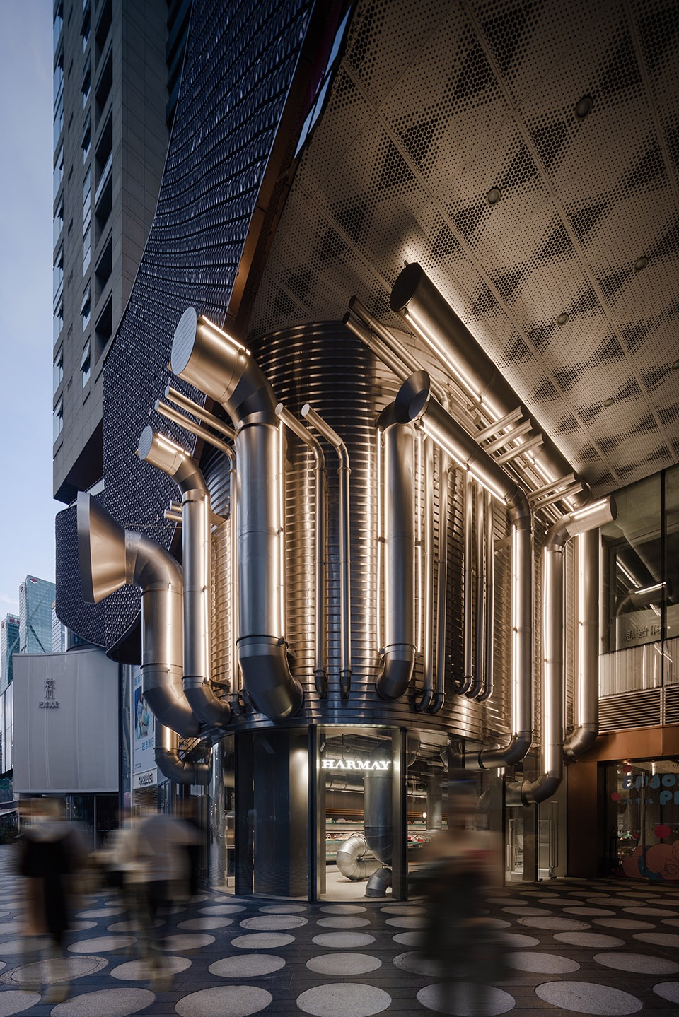 零售店设计,美妆零售店设计,集合店设计,美妆集合店设计,零售店设计案例,话梅美妆集合店,HARMAY話梅,HARMAY,話梅卓越中心店,深圳,AIM恺慕建筑设计