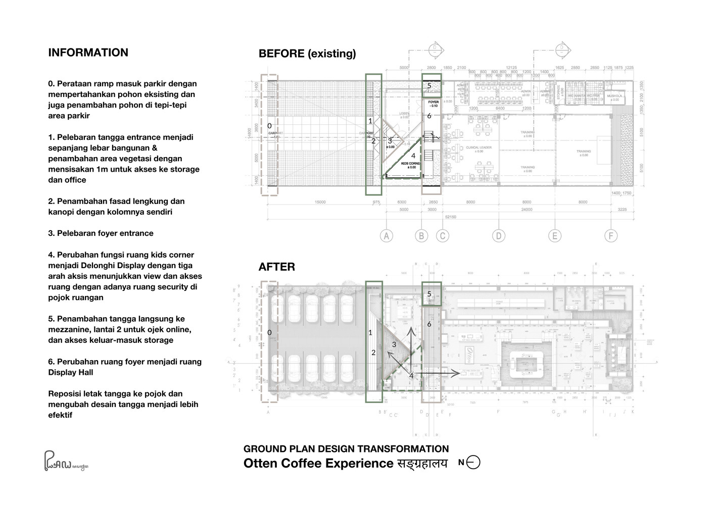 Realrich Architecture,万隆,咖啡厅设计案例,咖啡厅装修,Otten Coffee Experience,印尼,770㎡
