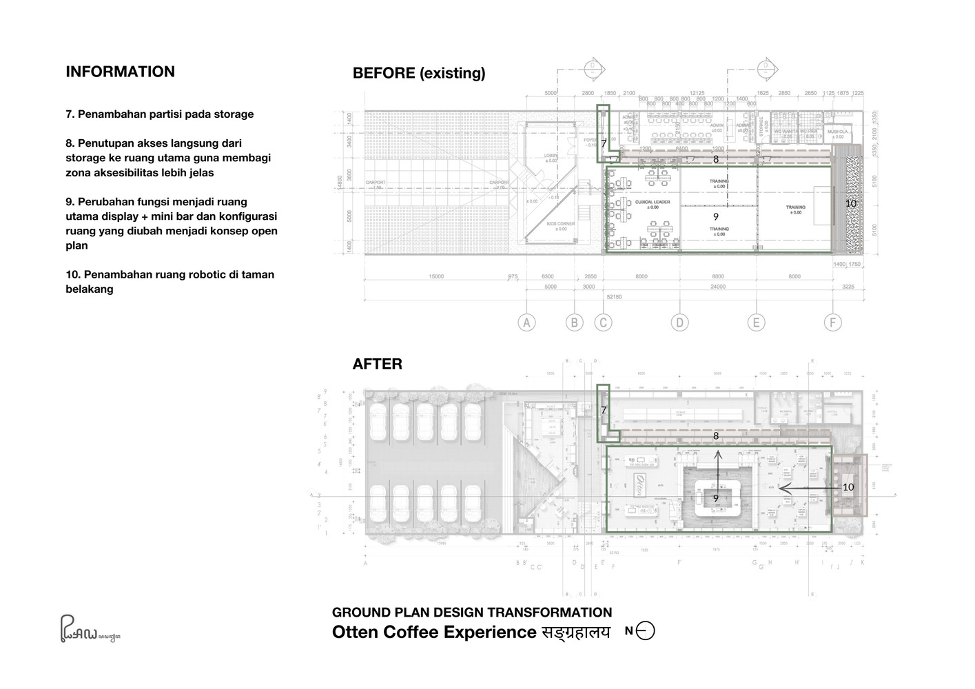 Realrich Architecture,万隆,咖啡厅设计案例,咖啡厅装修,Otten Coffee Experience,印尼,770㎡