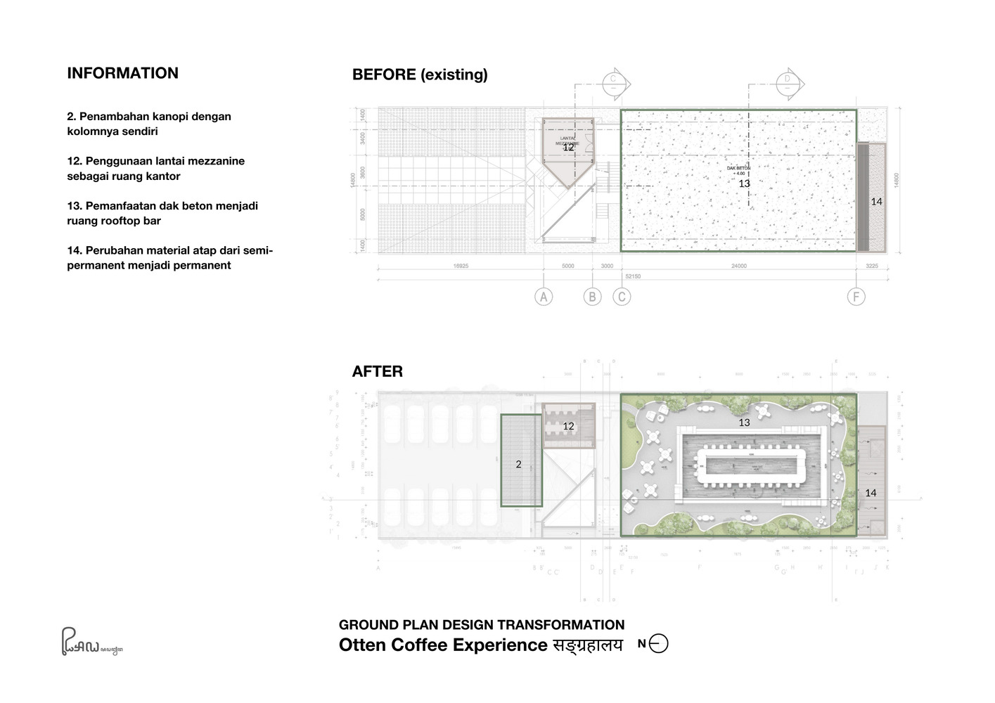 Realrich Architecture,万隆,咖啡厅设计案例,咖啡厅装修,Otten Coffee Experience,印尼,770㎡