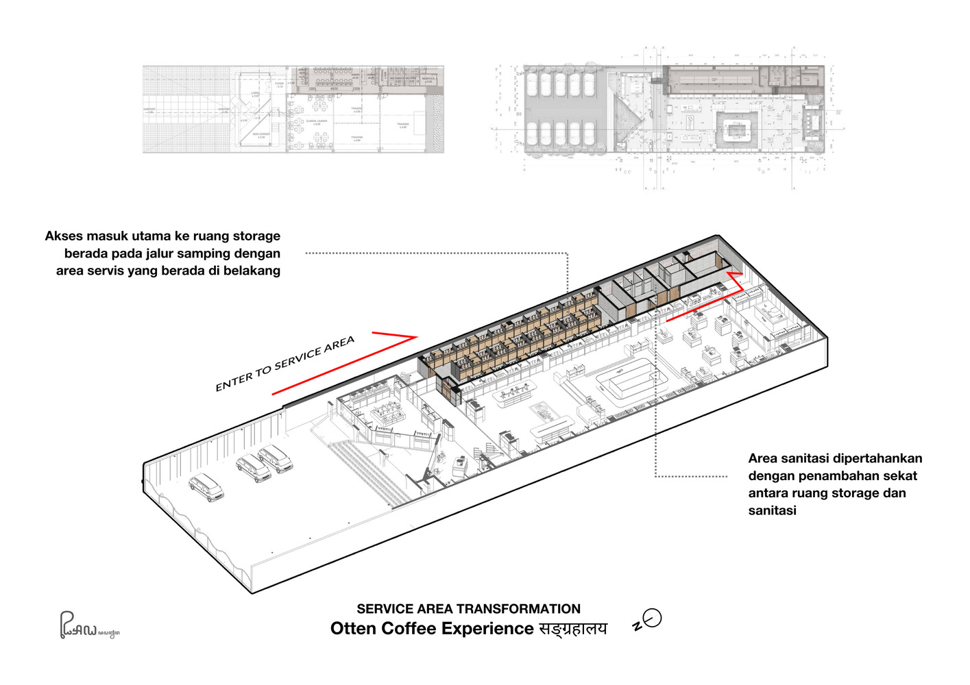 Realrich Architecture,万隆,咖啡厅设计案例,咖啡厅装修,Otten Coffee Experience,印尼,770㎡