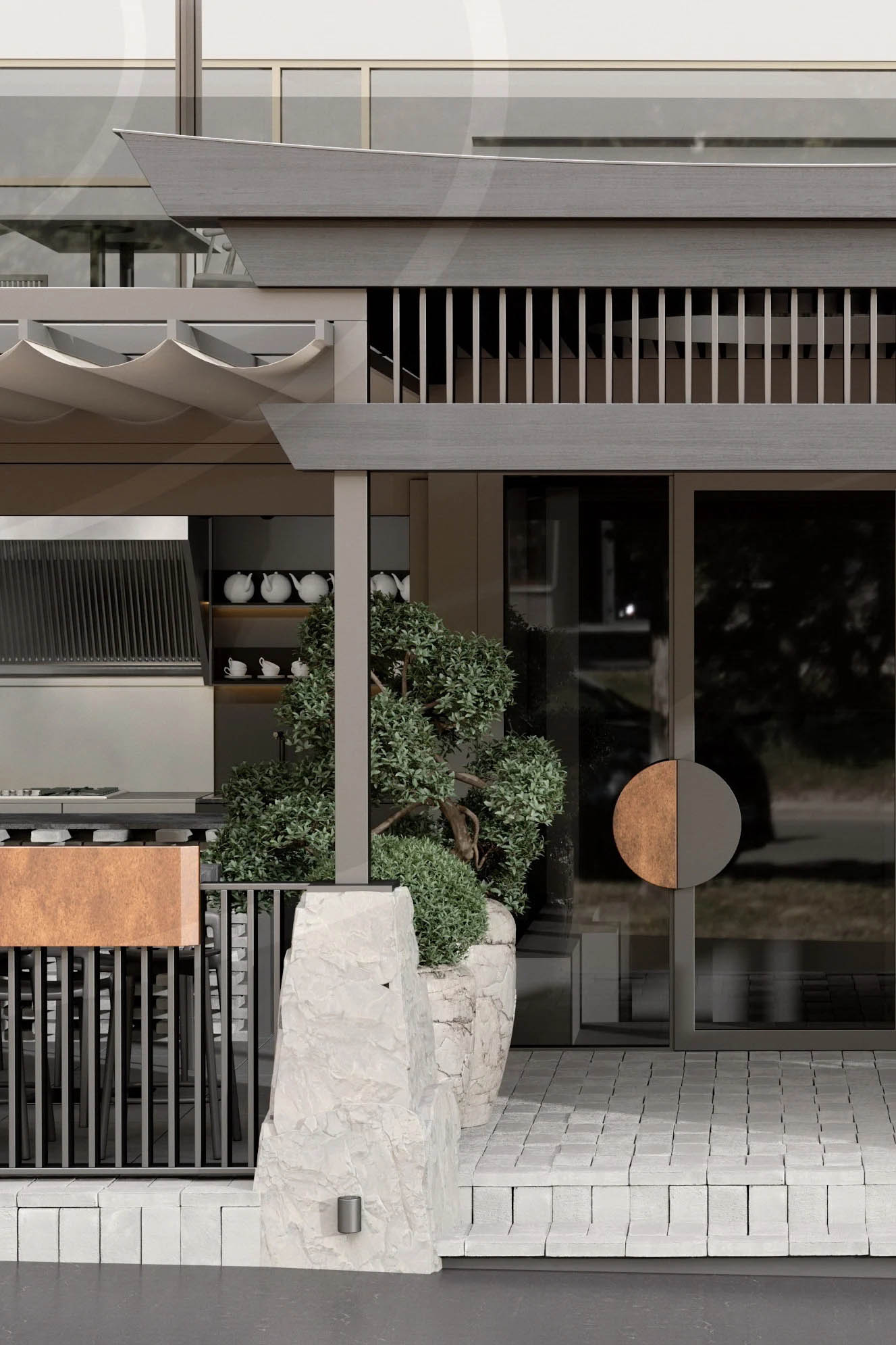 餐厅设计,国外酒吧设计,酒吧设计案例,摩尔多瓦,Momo Asian Bar,亚洲酒吧