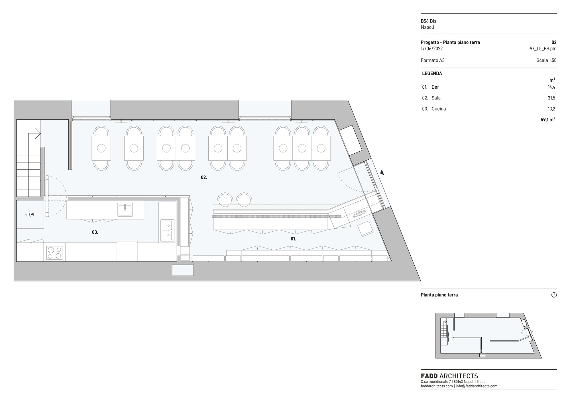 西餐厅设计,FADD Architects,休闲餐厅设计,意大利,现代风格餐厅设计案例,高级西餐厅