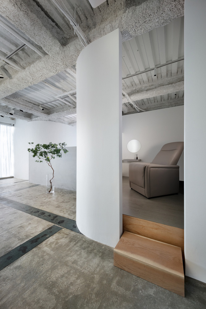 理发店设计,SIDES CORE,日本,极简风格理发店设计,大阪,Siten Salon,美发沙龙店设计