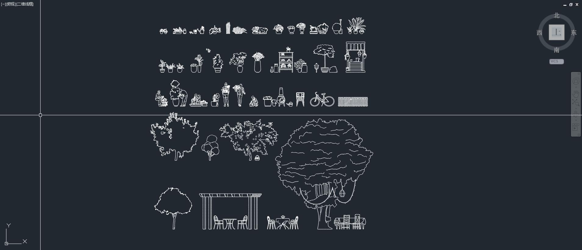 别墅庭院景观绿植CAD,别墅庭院景观素材下载,CAD图块,绿植CAD图块,景观CAD图块,景观CAD图库