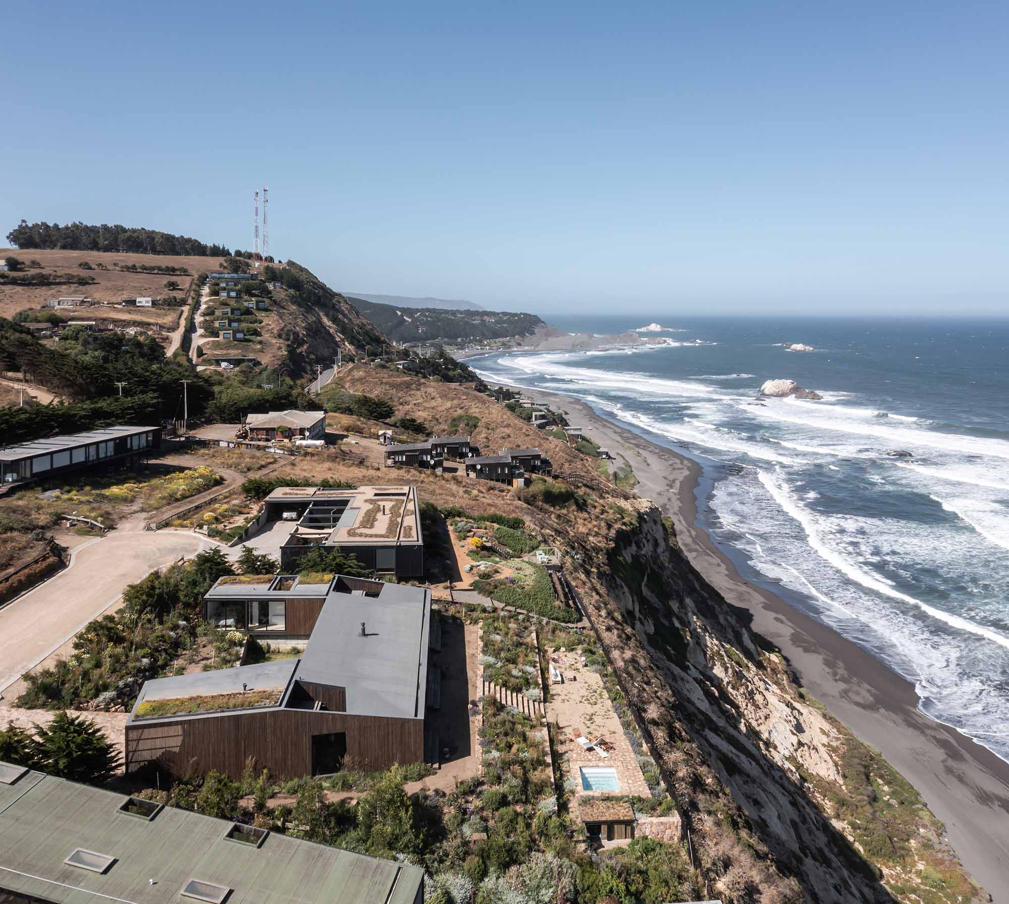 别墅设计,别墅设计案例,ERRE Arquitectos,智利,国外别墅设计案例,别墅装修,海景别墅,极简风格,平层别墅