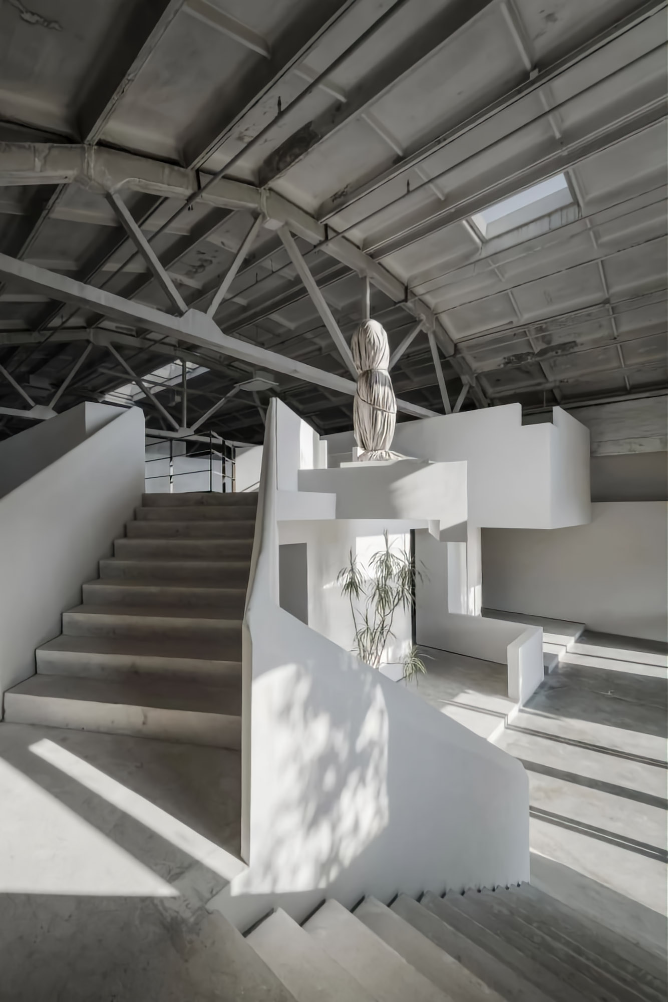 展厅设计,家具展厅设计,展厅设计案例,未墨展厅,上海,仓库改造,吴滨,无间设计,W.DESIGN
