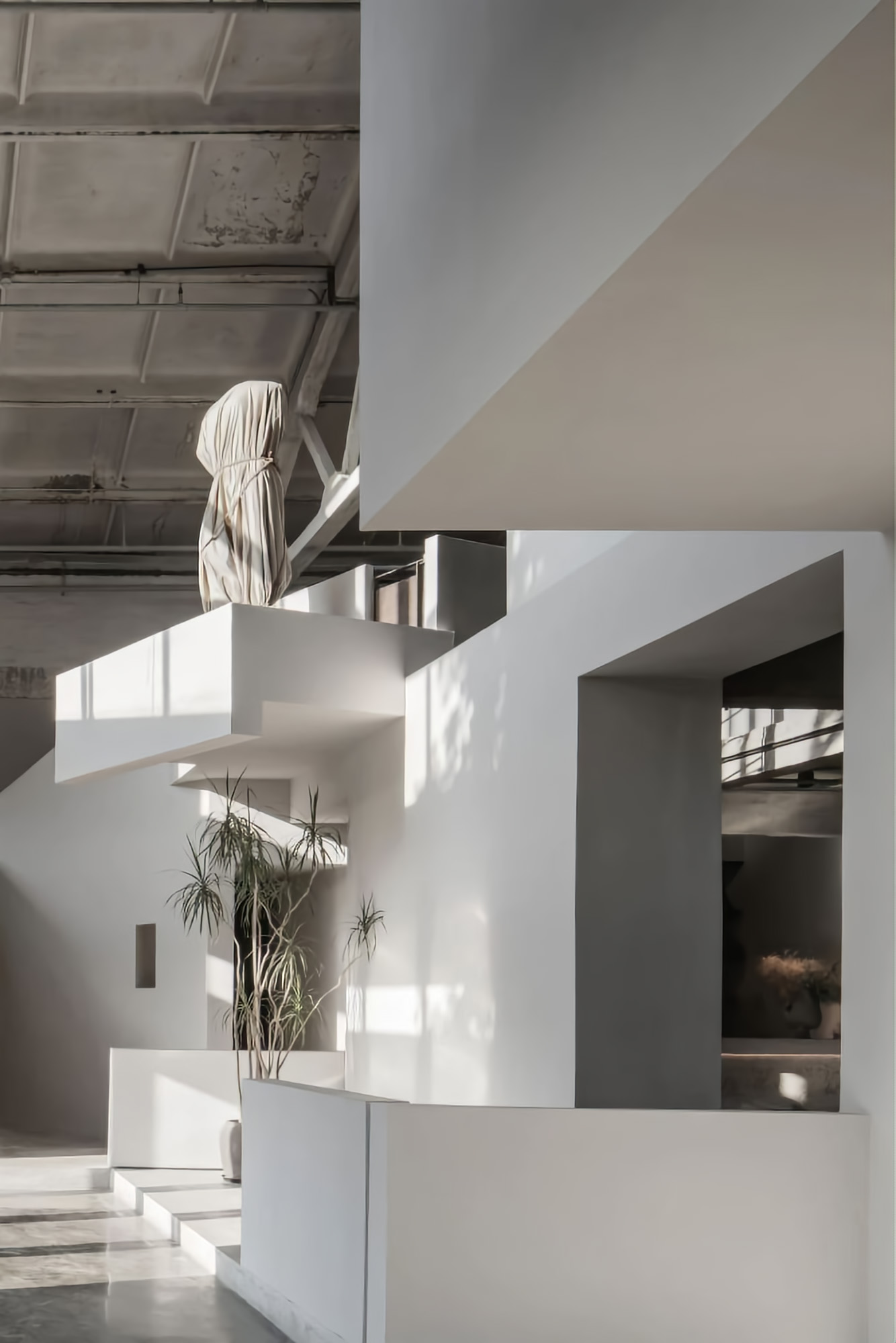 展厅设计,家具展厅设计,展厅设计案例,未墨展厅,上海,仓库改造,吴滨,无间设计,W.DESIGN