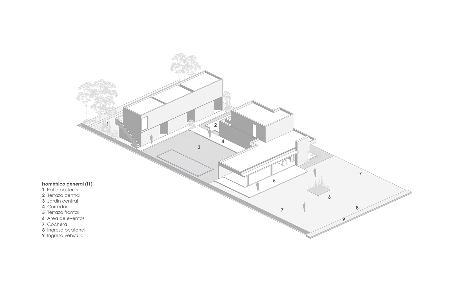 别墅设计,Araujo Galván Arquitectos,乡村别墅,国外别墅设计案例,墨西哥,别墅庭院设计,480㎡