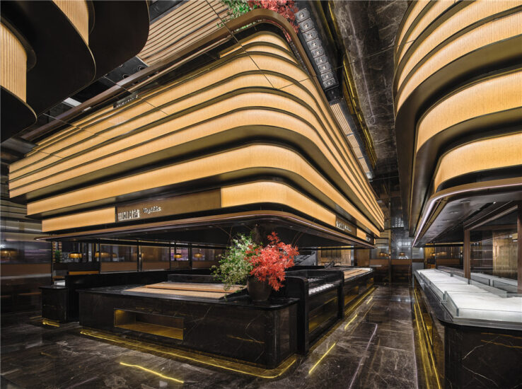 一展设计/肖懿展 | 杭州钱小奴海鲜自助黑金店