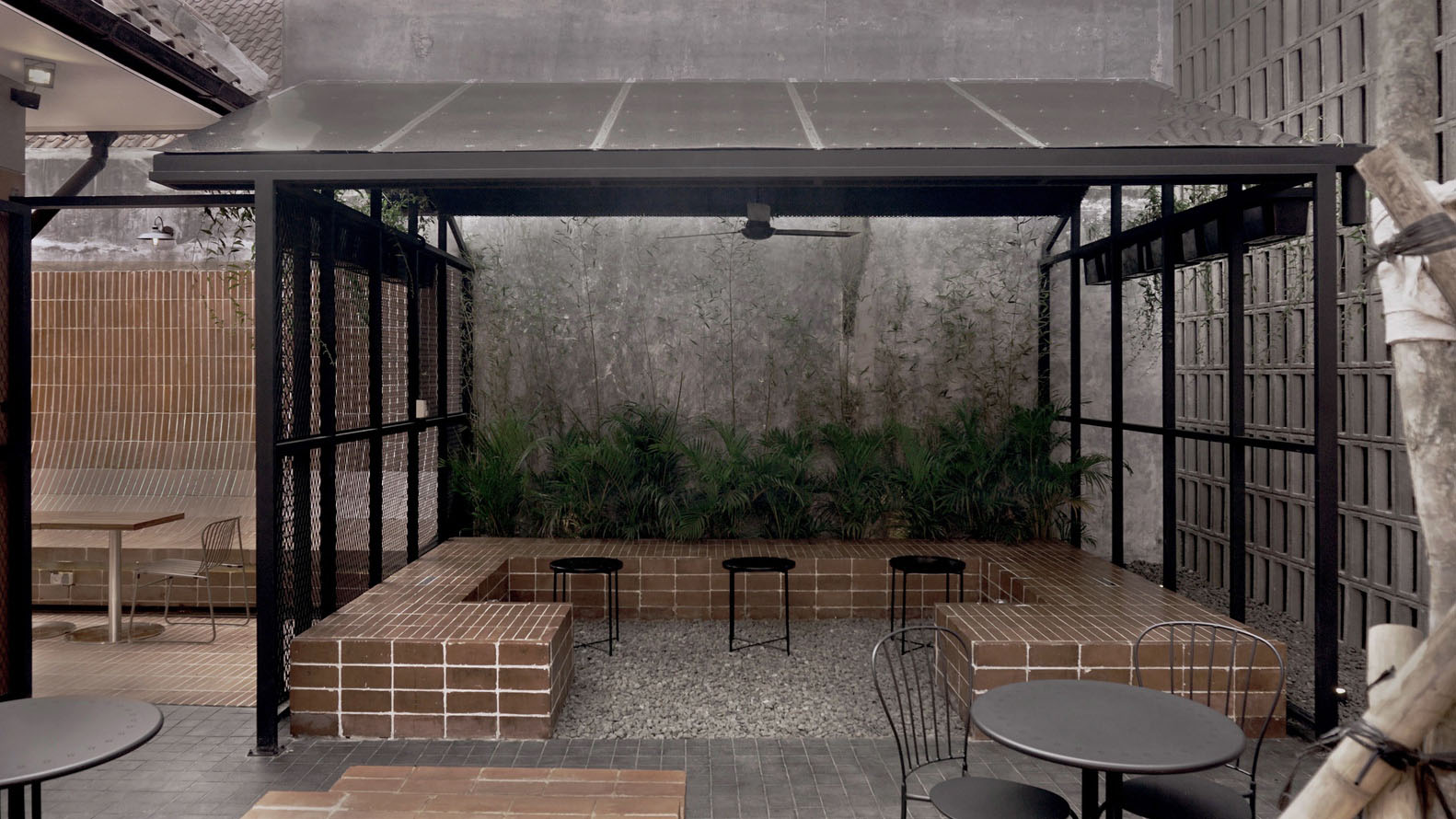 Aaksen Responsible,万隆,咖啡厅设计案例,咖啡厅装修,Mutu Loka Cafe,印尼,380㎡