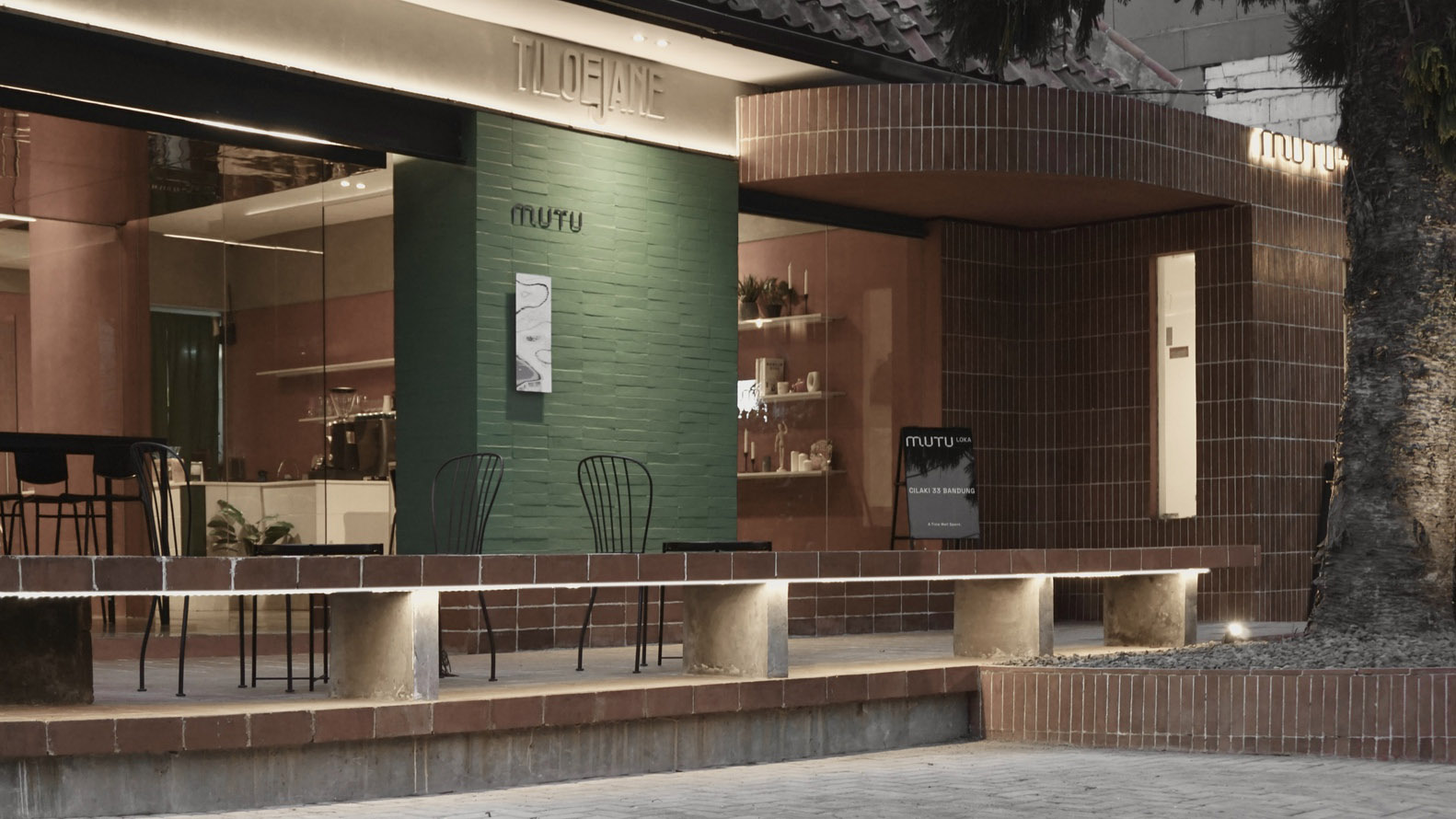 Aaksen Responsible,万隆,咖啡厅设计案例,咖啡厅装修,Mutu Loka Cafe,印尼,380㎡