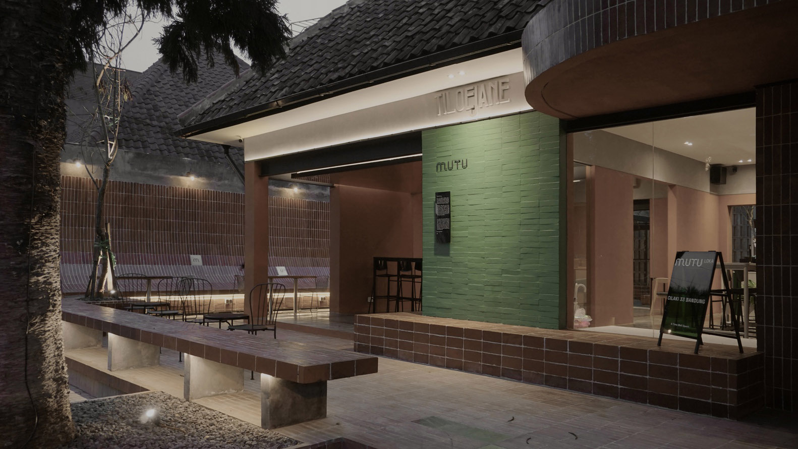 Aaksen Responsible,万隆,咖啡厅设计案例,咖啡厅装修,Mutu Loka Cafe,印尼,380㎡