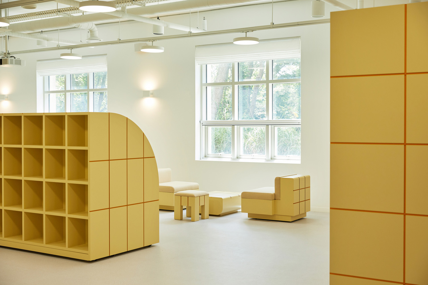 maum studio,韩国,休息室设计,博物馆,国外博物馆设计,PODO Museum Lounge,博物馆休息室设计案例