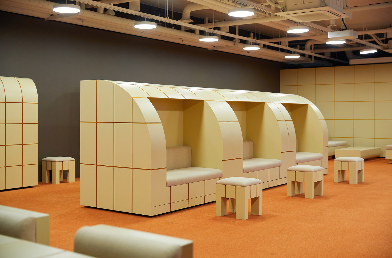 maum studio,韩国,休息室设计,博物馆,国外博物馆设计,PODO Museum Lounge,博物馆休息室设计案例