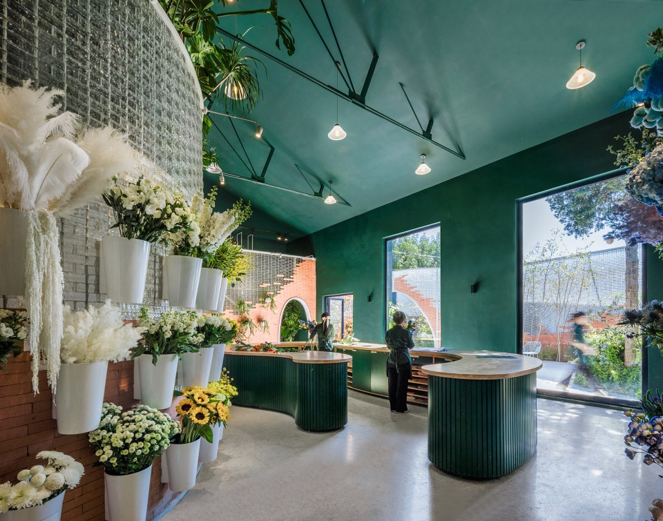 花店设计,商店设计,花店设计案例,花店装修,只和花花艺工作室,北京,方未建筑