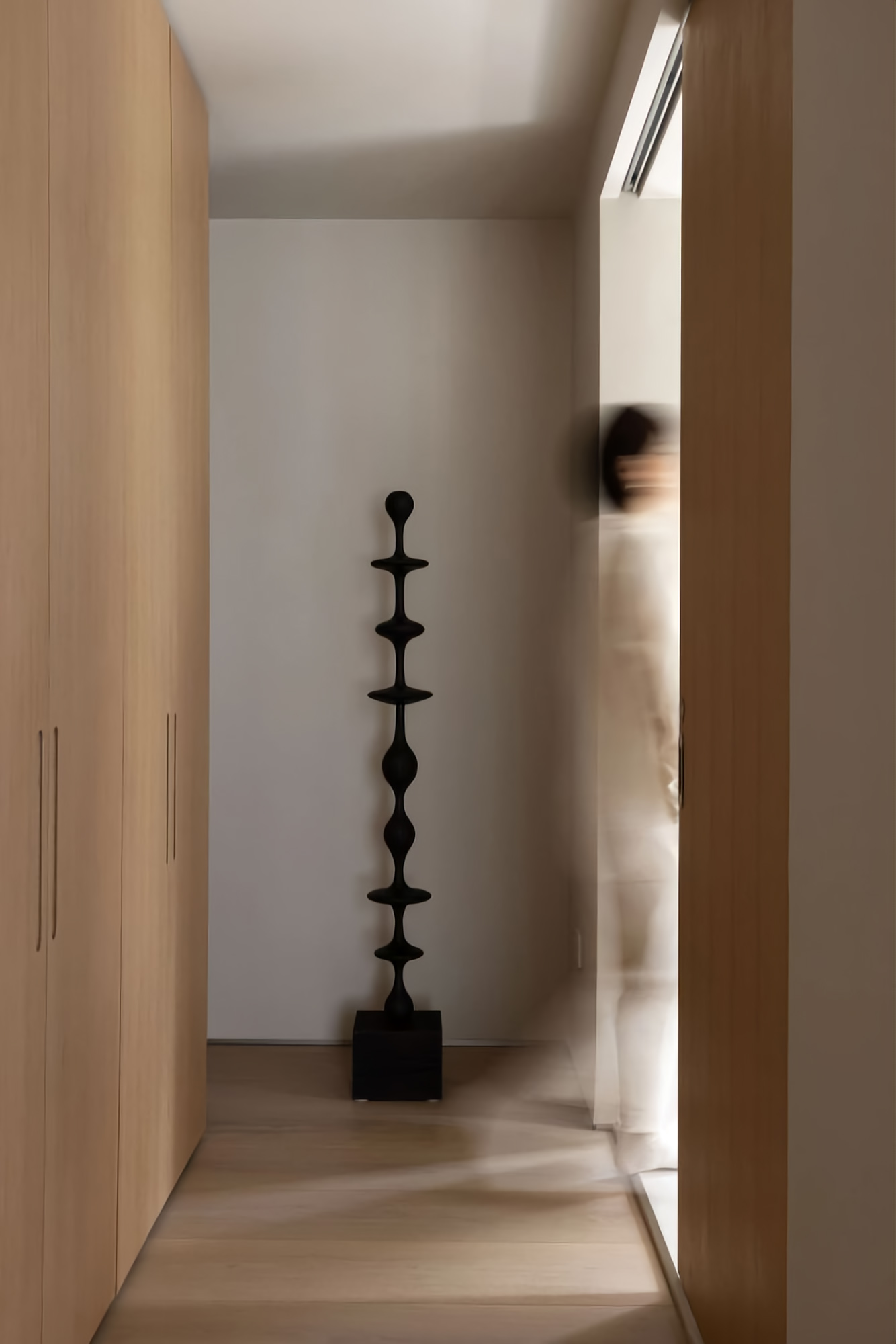 大平层设计,上海大平层设计案例,木卡工作室,276㎡,上海,大平层设计方案,大平层装修,木卡设计,原木色