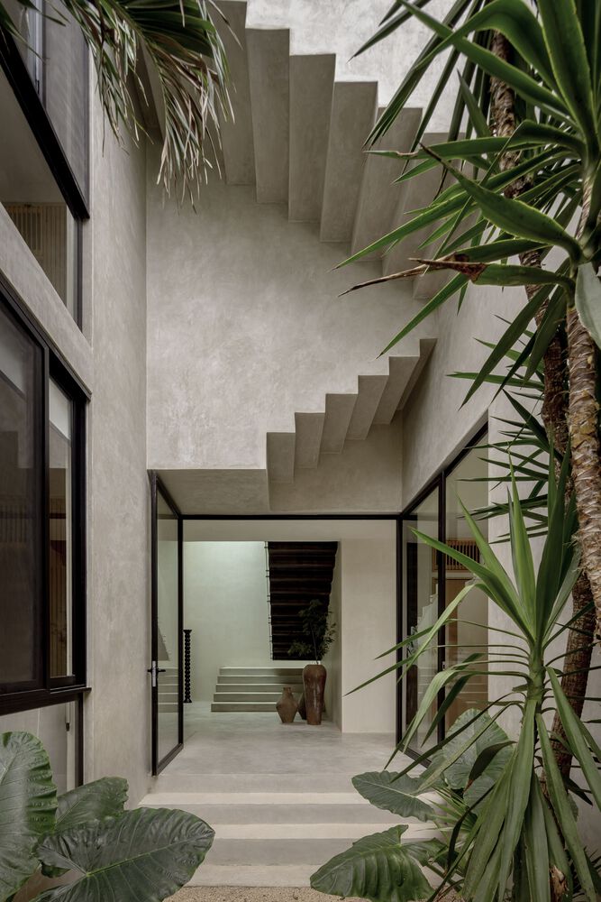 别墅设计,极简风格别墅设计,Espacio 18 Arquitectura,国外别墅设计案例,墨西哥,度假别墅,极简风格别墅,445㎡,解构主义