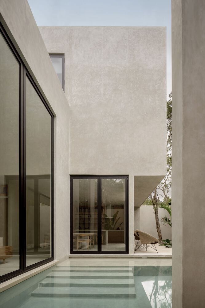 别墅设计,极简风格别墅设计,Espacio 18 Arquitectura,国外别墅设计案例,墨西哥,度假别墅,极简风格别墅,445㎡,解构主义