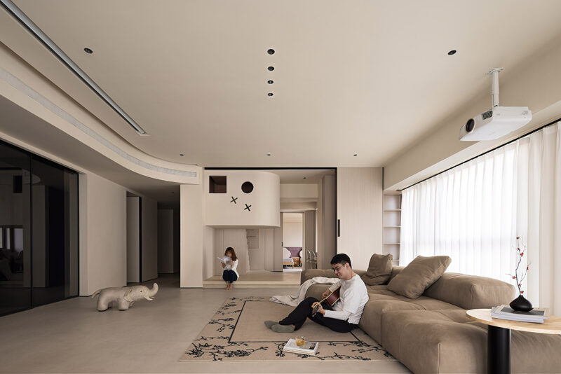 夏麦浪空间设计 | 236㎡，西安大平层-天鹅堡