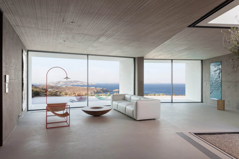 A31 ARCHITECTURE｜希腊米科诺斯岛极简风格清水混凝土别墅