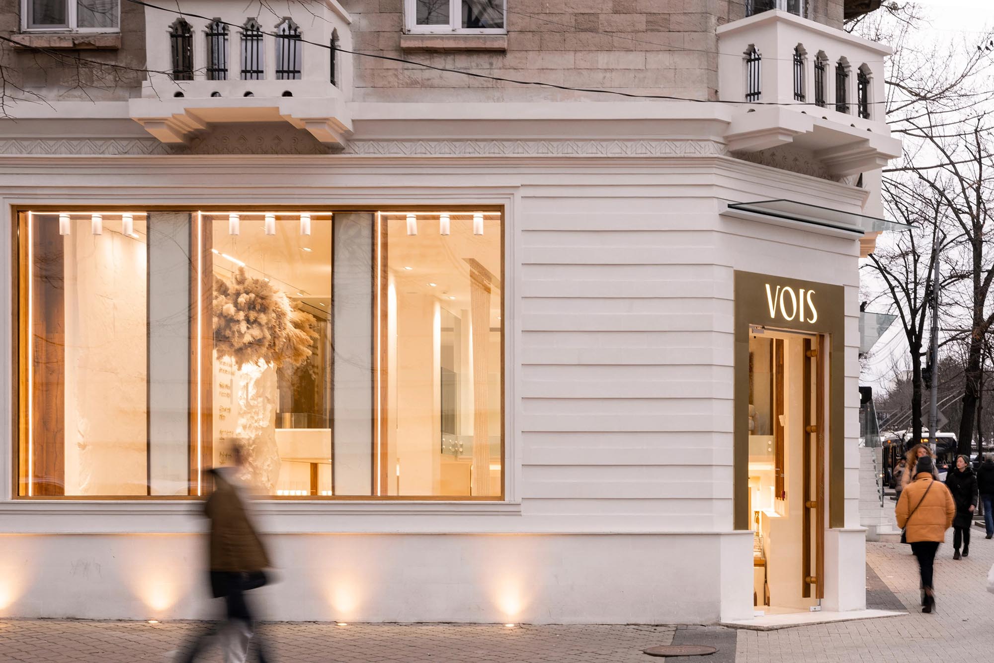 商店设计,珠宝店设计,饰品店设计,Elena Grecu,摩尔多瓦,基希讷乌,珠宝店设计案例,VOIS JEWELRY STORE,首饰店