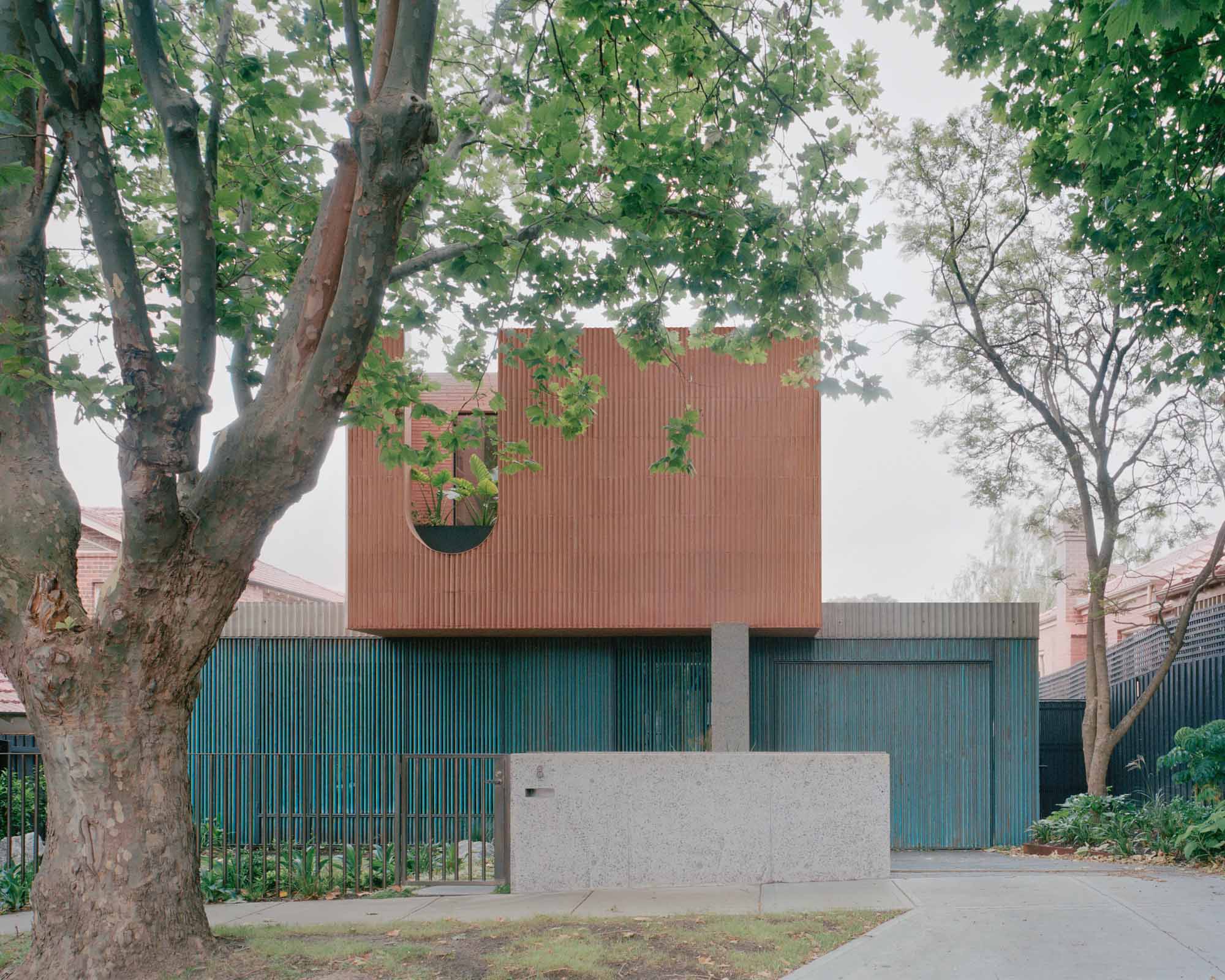 别墅设计,原木色别墅设计,Pandolfini Architects,国外别墅设计案例,澳大利亚,墨尔本,极简风格别墅,800㎡,庭院别墅
