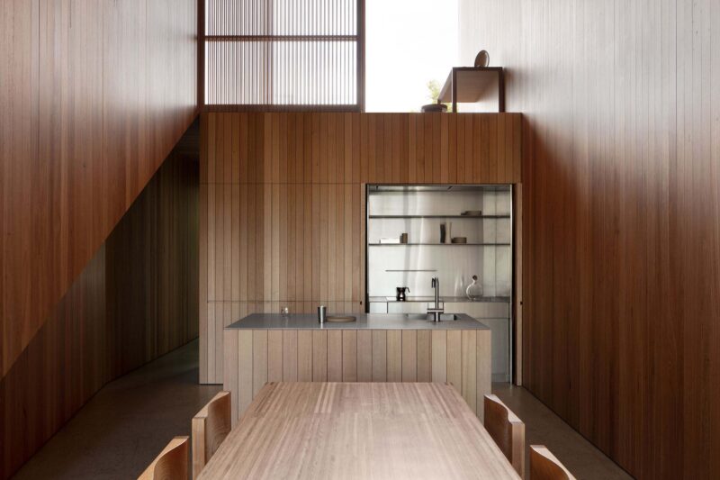 Prior Barraclough | 澳大利亚极简主义原木色退休住宅