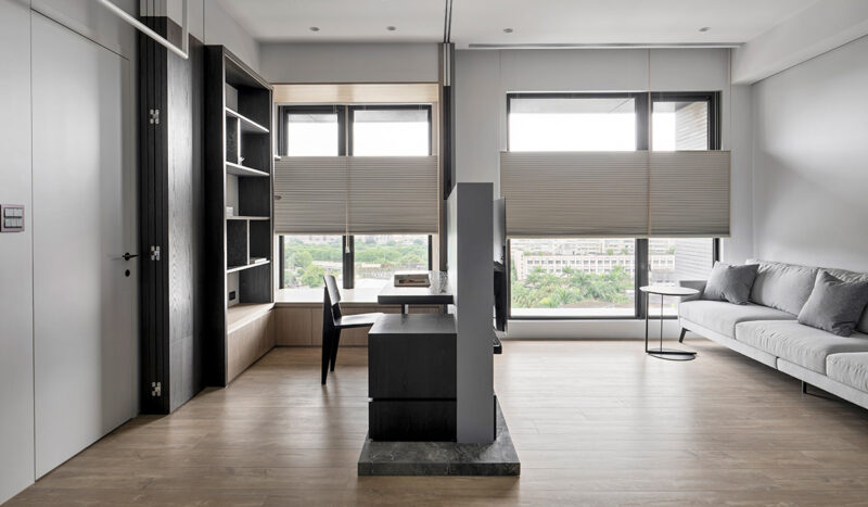 构设计 | 45㎡ ，中国台北弹性多变功能单身小宅